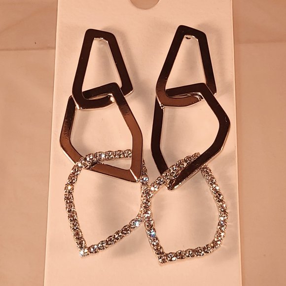 Express Jewelry - 💙 EXPRESS Geometric Dangle Stud Earrings